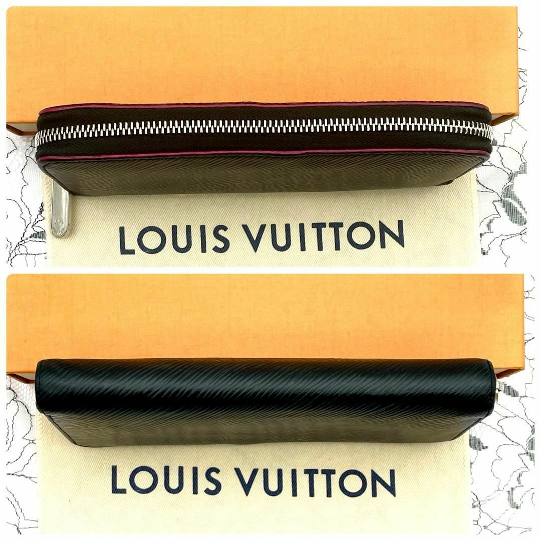 LOUIS VUITTON(ルイヴィトン)の★美品★　ルイヴィトン　エピ　ジッピーウォレット　新型　ブラック×ピンク レディースのファッション小物(財布)の商品写真