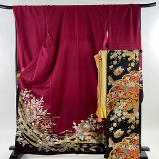 振袖 身丈166.5cm 裄丈69cm 正絹 美品 秀品 【中古】(着物)