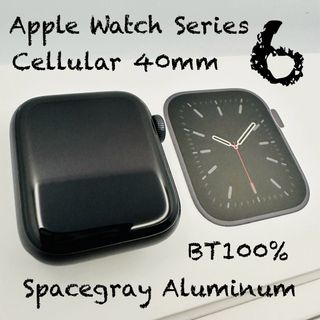 Apple Watch - Apple Watch 6 40mm セルラー スペースグレイ　新品　未使用