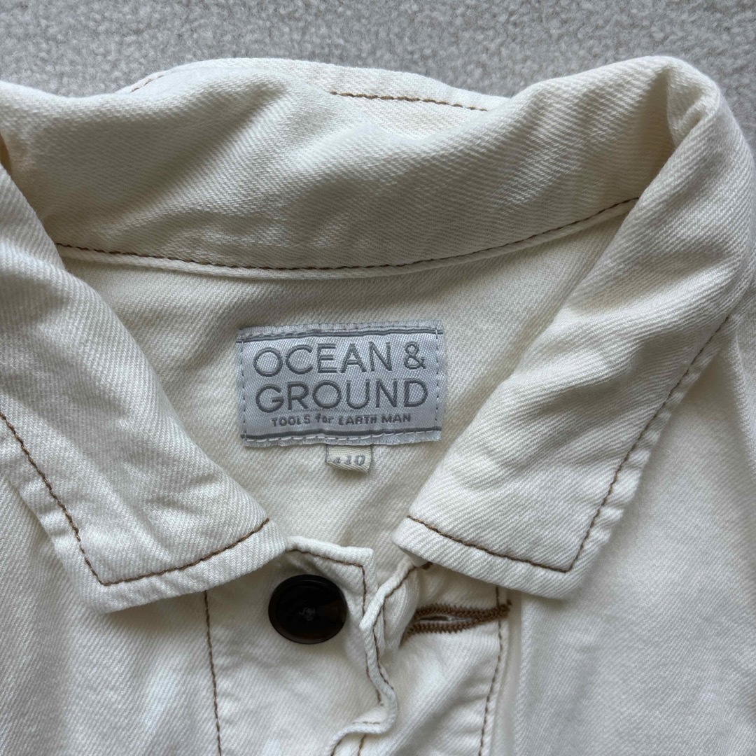 OCEAN&GROUND(オーシャンアンドグラウンド)のシャツ ジャケット アウター キッズ OCEAN & GROUND キッズ/ベビー/マタニティのキッズ服男の子用(90cm~)(ジャケット/上着)の商品写真