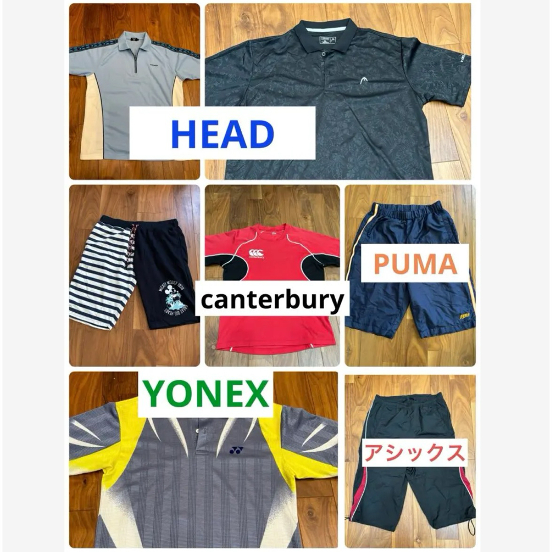 YONEX(ヨネックス)のHEAD canterbury YONEX asics PUMA まとめ売り スポーツ/アウトドアのテニス(ウェア)の商品写真