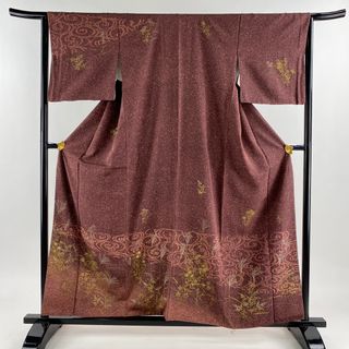 訪問着 身丈158.5cm 裄丈64cm 正絹 秀品 【中古】(着物)