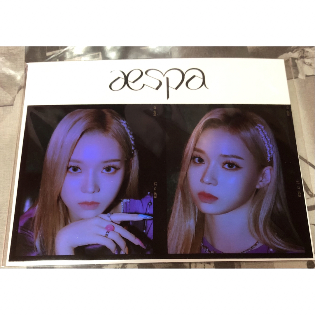 aespa ウィンター ホログラムフィルムセット Black Mamba エンタメ/ホビーのCD(K-POP/アジア)の商品写真