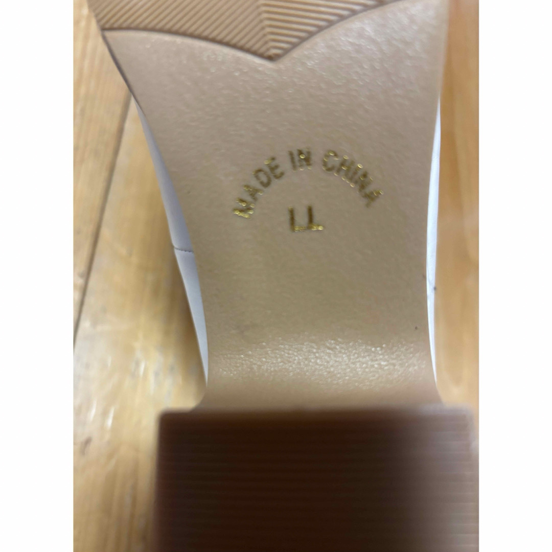 厚底パンプスストラップ　リボン付き レディースの靴/シューズ(ハイヒール/パンプス)の商品写真