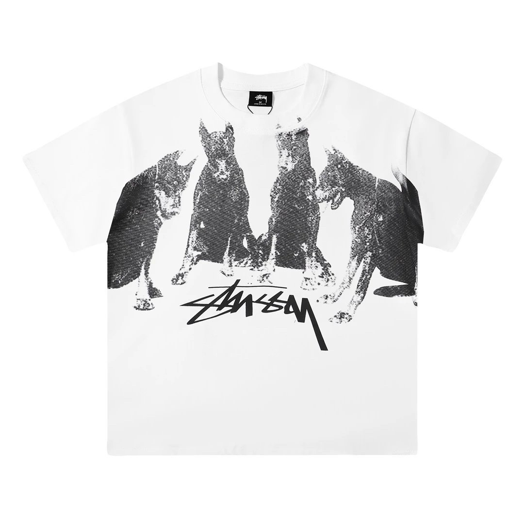 STUSSY(ステューシー)のSTUSSY ステューシー 半袖 Tシャツ  ホワイト 白  L メンズのトップス(Tシャツ/カットソー(半袖/袖なし))の商品写真