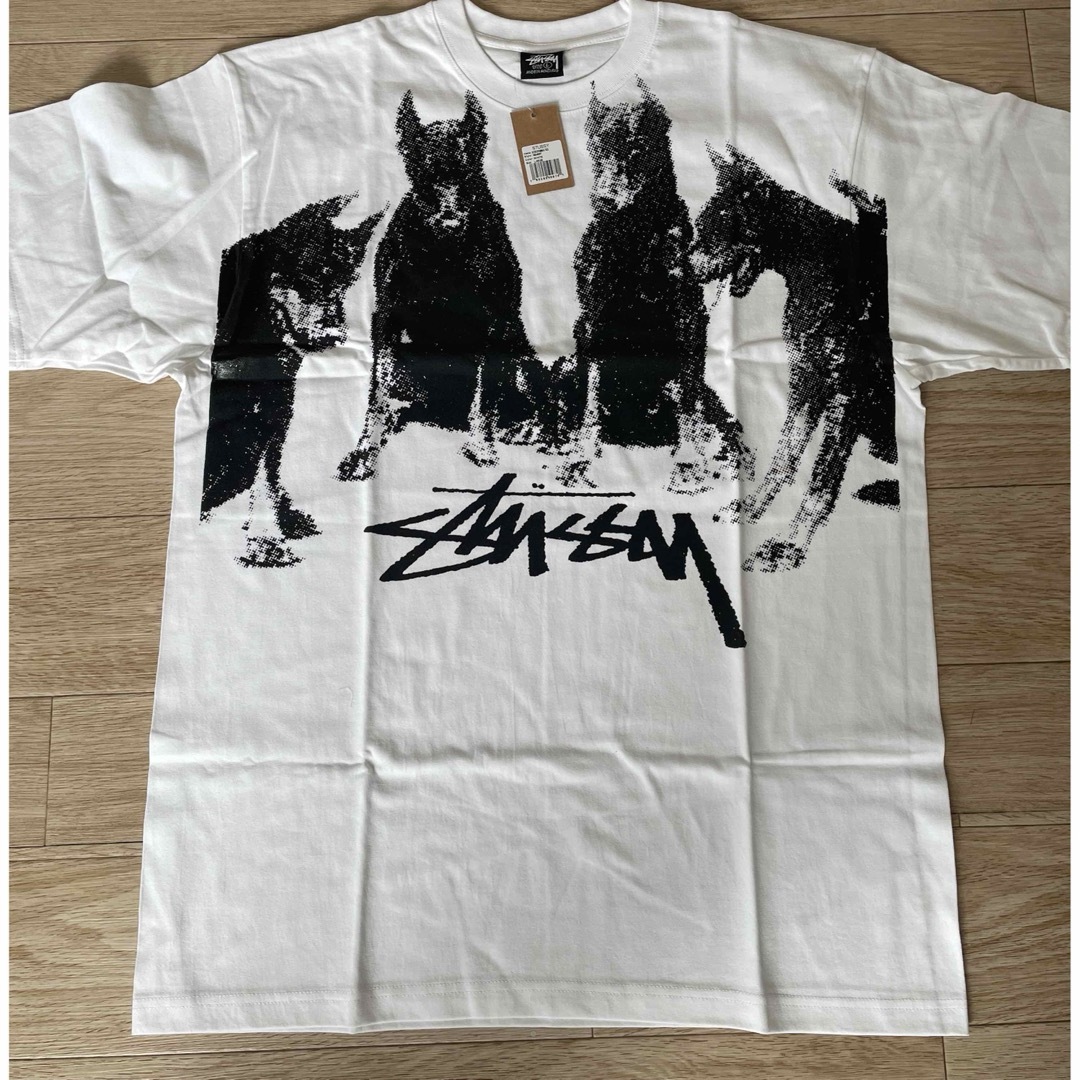 STUSSY(ステューシー)のSTUSSY ステューシー 半袖 Tシャツ  ホワイト 白  L メンズのトップス(Tシャツ/カットソー(半袖/袖なし))の商品写真