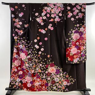 振袖 身丈160.5cm 裄丈69cm 正絹 美品 逸品 【中古】(着物)