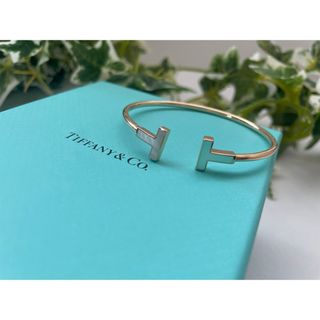 ティファニー(Tiffany & Co.)のティファニー　ワイヤー ブレスレット イエローゴールド　マザーオブパール(ブレスレット/バングル)