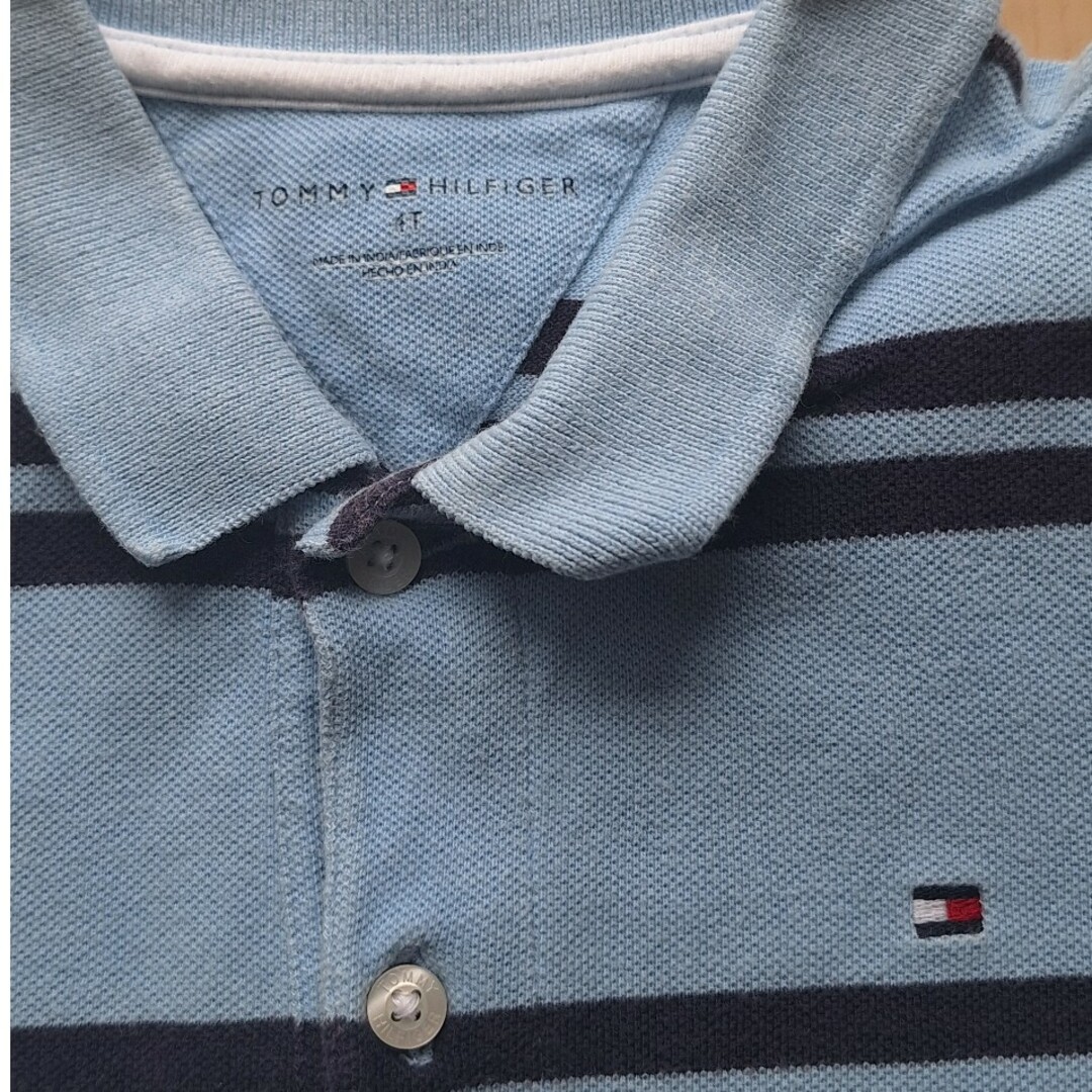 TOMMY HILFIGER(トミーヒルフィガー)のトミーヒルフィガー　キッズポロシャツ　4歳 キッズ/ベビー/マタニティのキッズ服男の子用(90cm~)(Tシャツ/カットソー)の商品写真