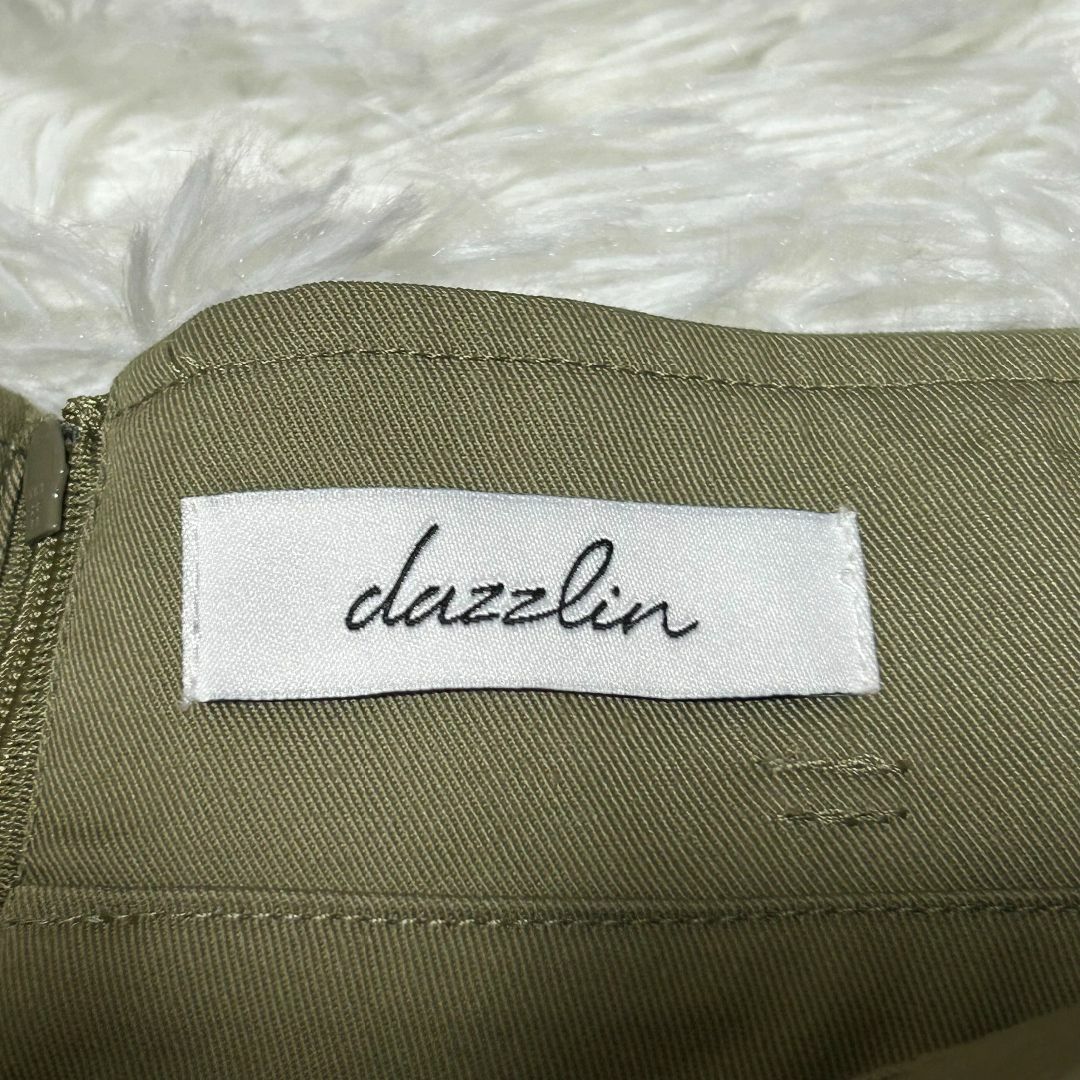 dazzlin(ダズリン)の【超美品】ダズリン ひざ丈スカート M トレンチスカート カーキ ✓3207 レディースのスカート(ひざ丈スカート)の商品写真