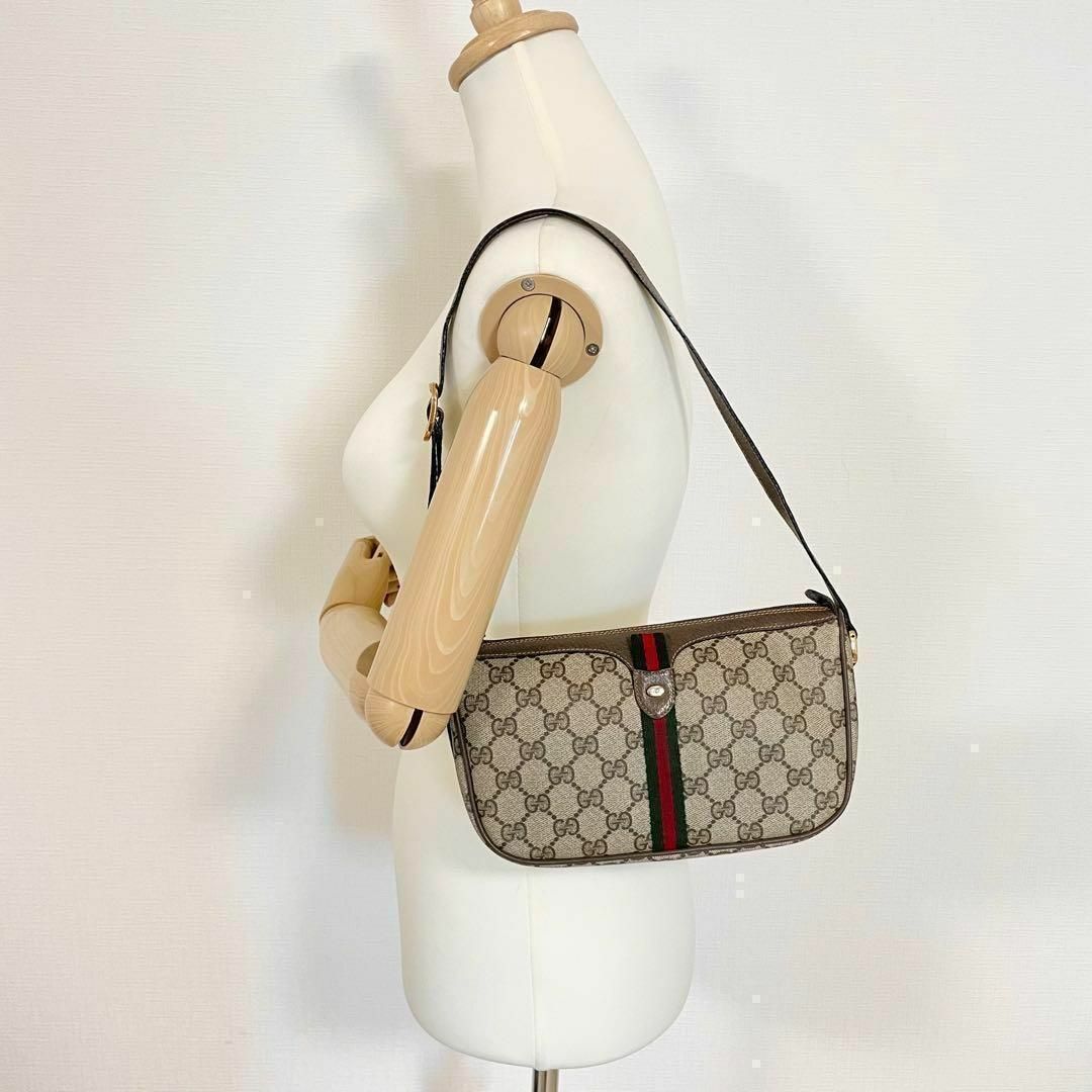 Gucci(グッチ)のグッチ GUCCI ショルダーバッグ シェリーライン GG柄 GGロゴ レディースのバッグ(ショルダーバッグ)の商品写真
