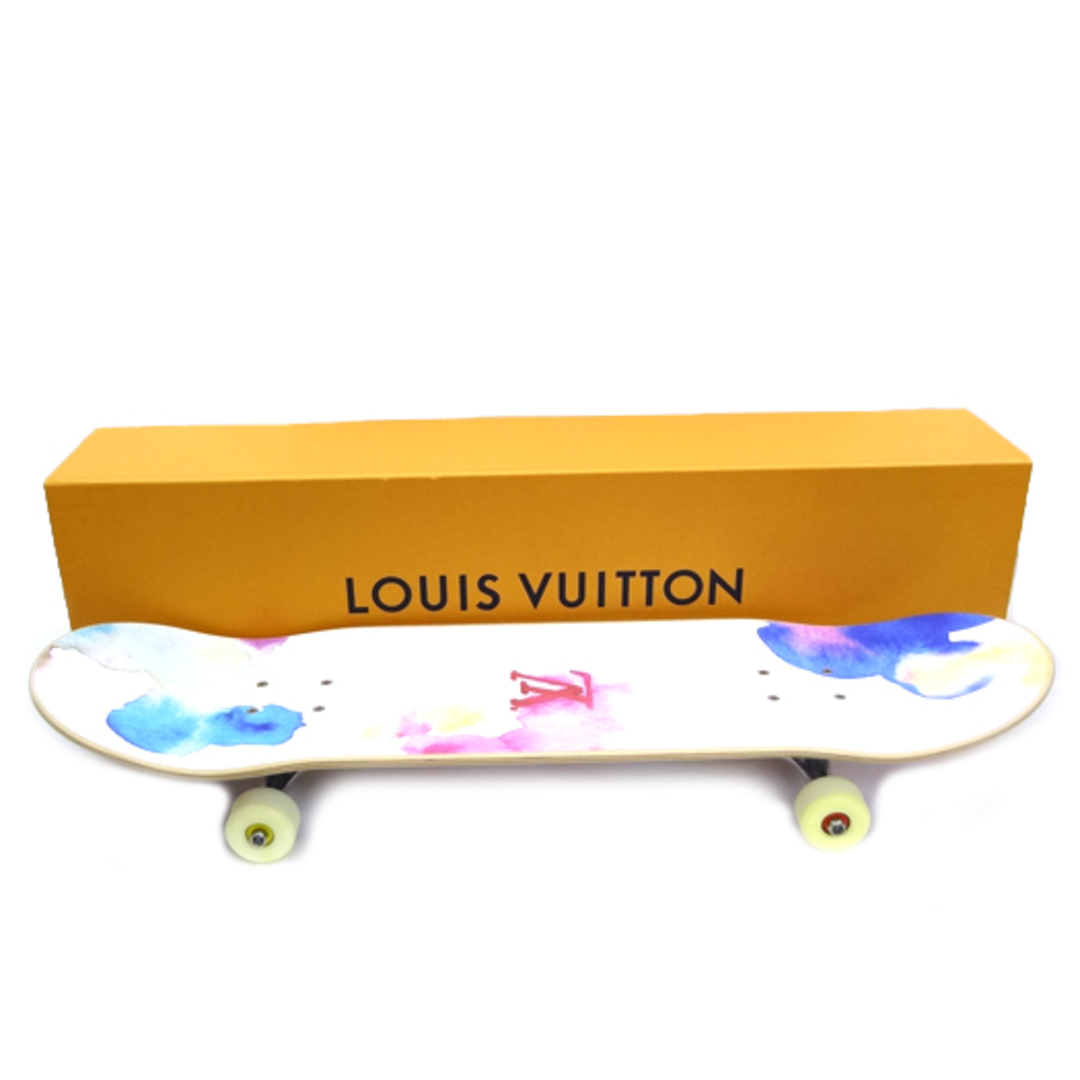 LOUIS VUITTON(ルイヴィトン)のルイヴィトン スケートボード ウォーターカラー GI0622 ウッド ホワイト マルチカラー LOUIS VUITTON 横浜BLANC スポーツ/アウトドアのスポーツ/アウトドア その他(スケートボード)の商品写真