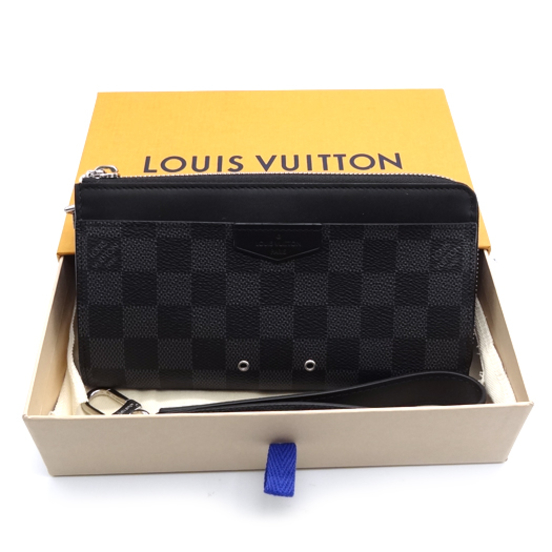 LOUIS VUITTON(ルイヴィトン)のルイヴィトン ジッピードラゴンヌ N60379 グラフィット ノワール 黒 長財布  LOUIS VUITTON 横浜BLANC メンズのファッション小物(長財布)の商品写真