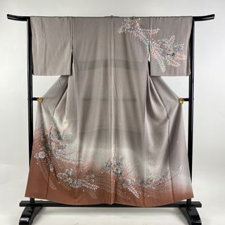 訪問着 身丈156.5cm 裄丈65cm 正絹 名品 【中古】(着物)