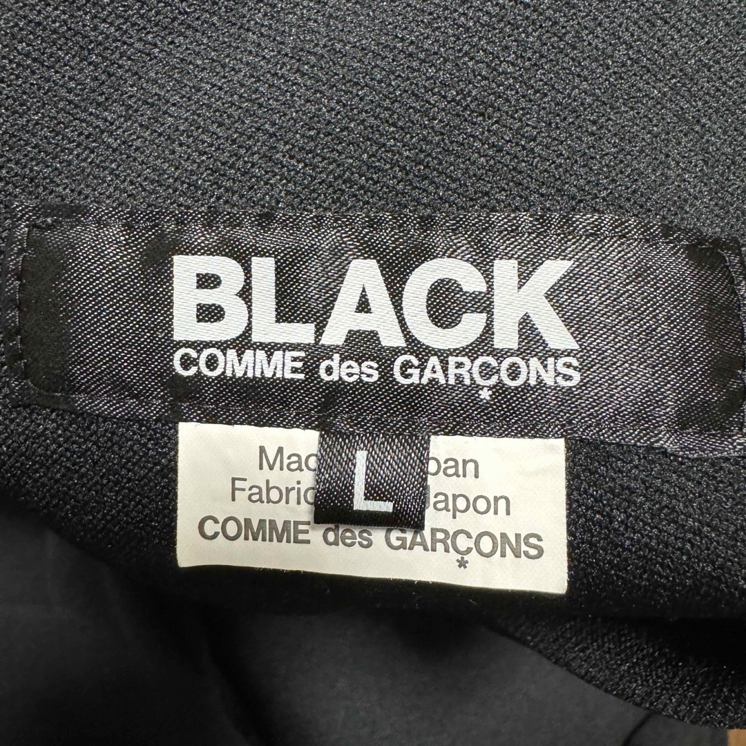 BLACK COMME des GARCONS(ブラックコムデギャルソン)のBLACK COMME des GARÇONS ジャージーパンツ ブラック L メンズのパンツ(その他)の商品写真