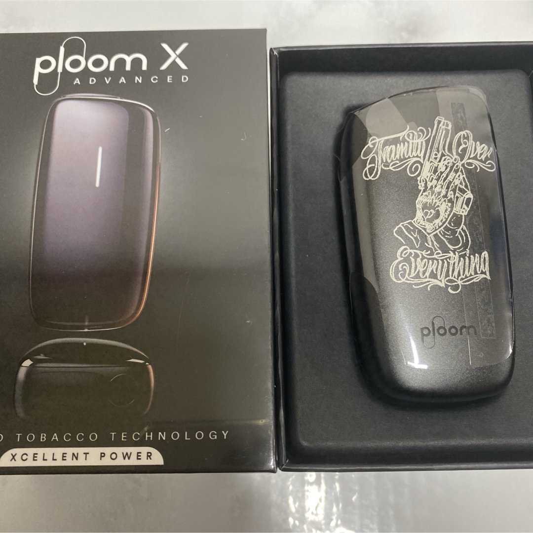 PloomTECH(プルームテック)の祈り手 デザイン プルームエックス Ploom X アドバンスド 本体 黒 新型 メンズのファッション小物(タバコグッズ)の商品写真