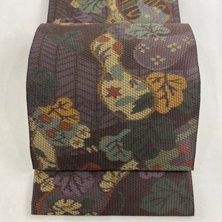 袋帯 美品 逸品 六通 正絹 【中古】(帯)