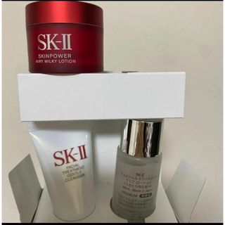 国内正規品 SK-II SK2 洗顔料20gふきとり用化粧水30m美容乳液15g(フェイスクリーム)