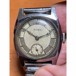 セイコー(SEIKO)のセイコー精工舎モリス型スモセコ、簡易整備済➕2分日差ですがジャンク扱いで！説明文(腕時計(アナログ))