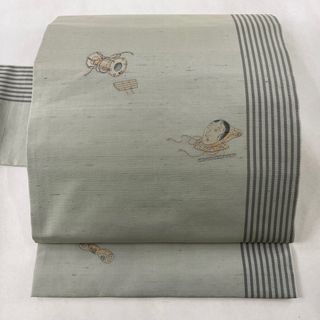 名古屋帯 秀品 正絹 【中古】(帯)