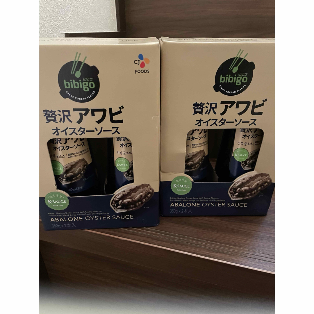 bibigo 贅沢アワビオイスターソース　 食品/飲料/酒の食品(調味料)の商品写真