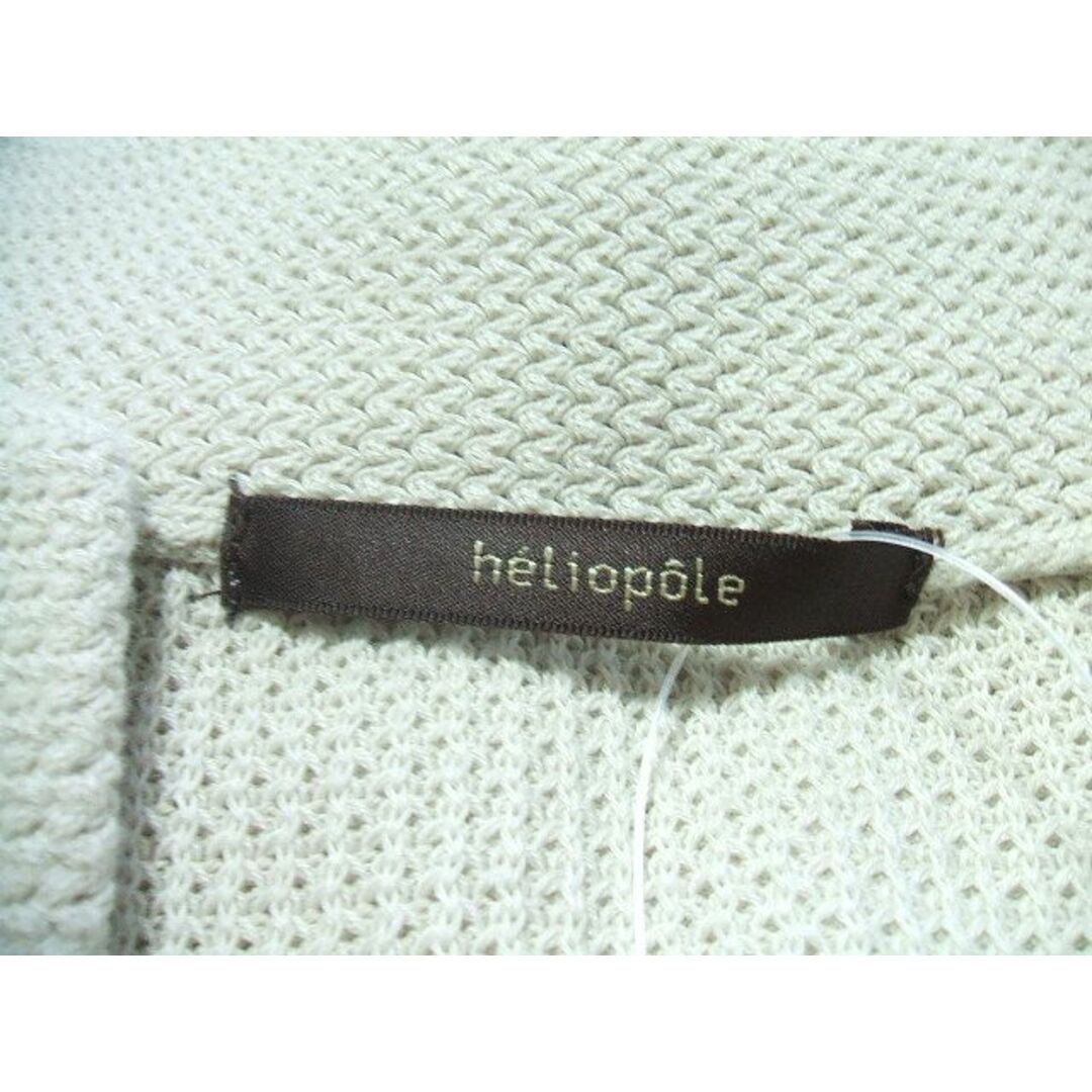 heliopole(エリオポール)のheliopole ニットジャケット サイズ38 コットン グレージュ レディース エリオポール【中古】0-0624M▲ レディースのジャケット/アウター(その他)の商品写真