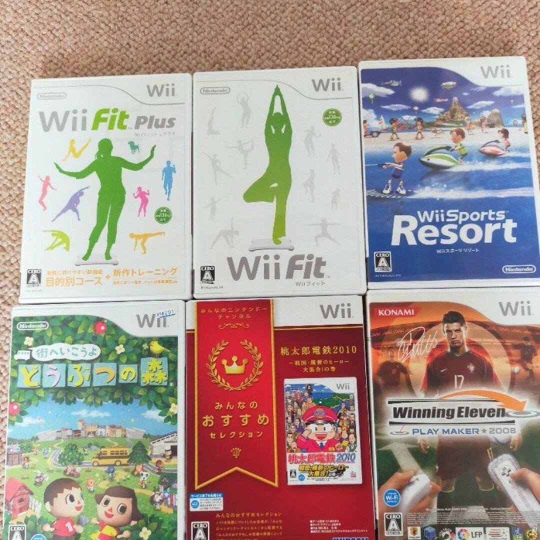 Wii(ウィー)のWiiソフトまとめ売り エンタメ/ホビーのゲームソフト/ゲーム機本体(家庭用ゲームソフト)の商品写真