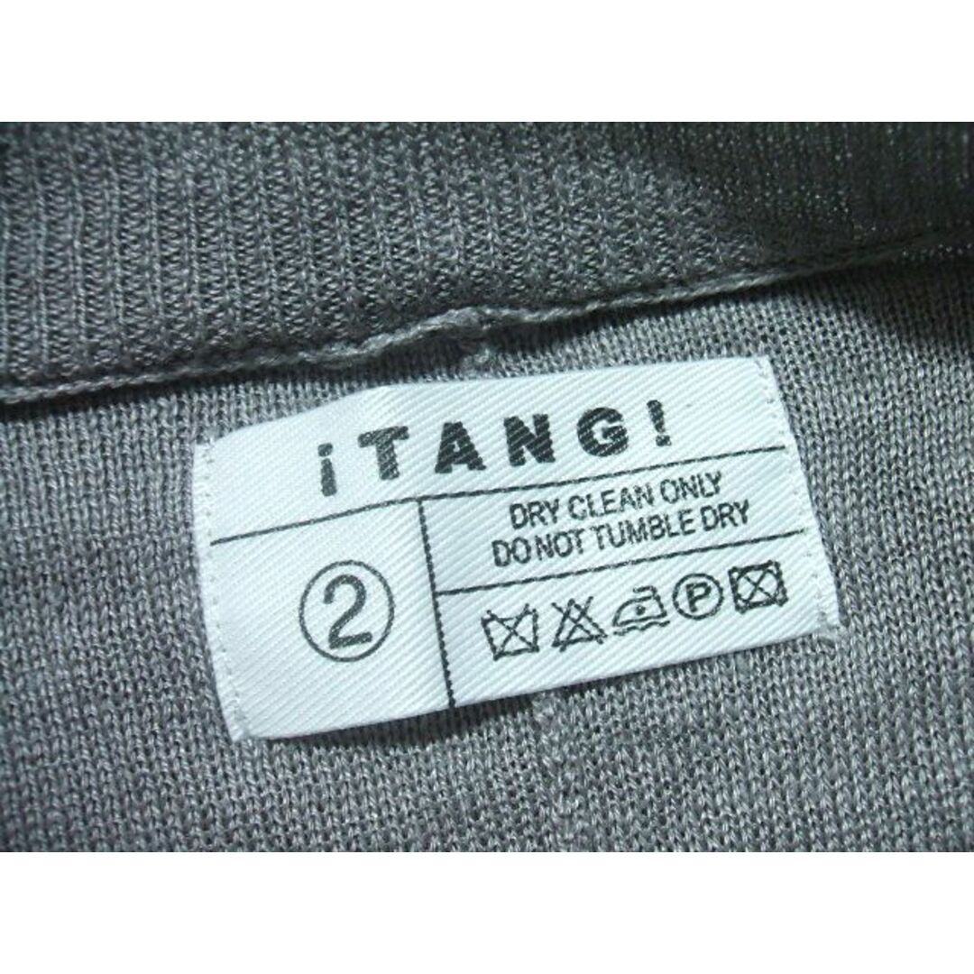 TANG リネンカーディガン サイズ2 グレー、ネイビー レディース タング【中古】0-0719S▲ レディースのトップス(カーディガン)の商品写真