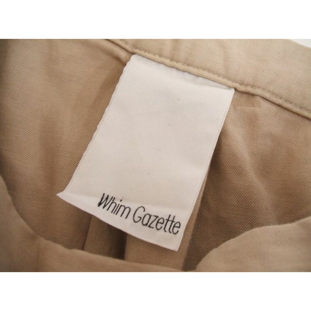 Whim Gazette リネン混スカート/サイズ38 スカート ベージュ レディース ウィムガゼット【中古】0-0721M♪ レディースのスカート(その他)の商品写真