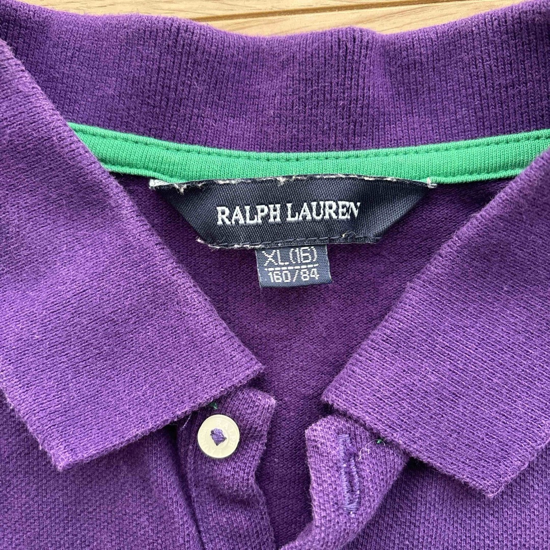 Ralph Lauren(ラルフローレン)のラルフローレン　キッズ　半袖ポロシャツ　160cm キッズ/ベビー/マタニティのキッズ服女の子用(90cm~)(Tシャツ/カットソー)の商品写真