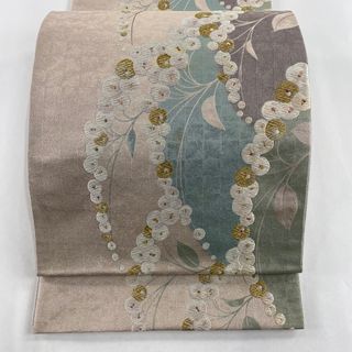 袋帯 名品 六通 正絹 【中古】(帯)