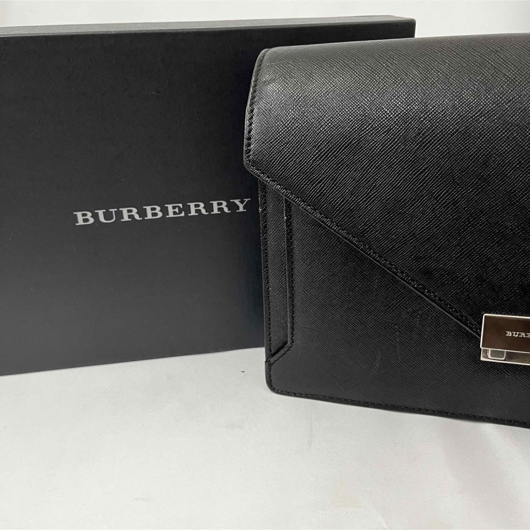 BURBERRY(バーバリー)の(Y050918)BURBERRY バーバリー セカンドバッグ ブラック 黒 レディースのバッグ(クラッチバッグ)の商品写真