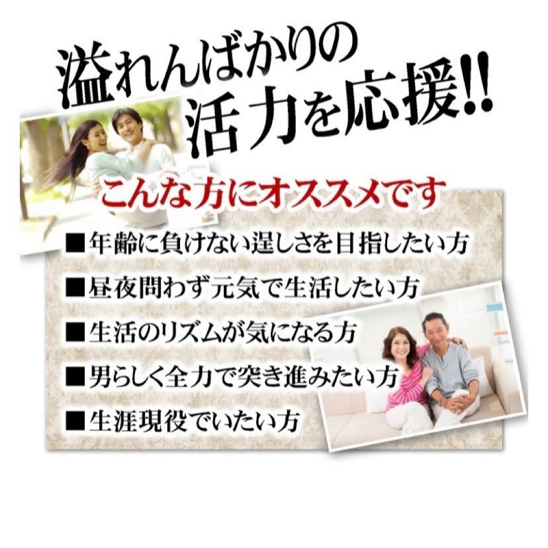 元気爆発‼️超高配合13種マカ+（高麗人参　スッポン　黒ニンニク　亜鉛）6ヶ月分 食品/飲料/酒の加工食品(その他)の商品写真