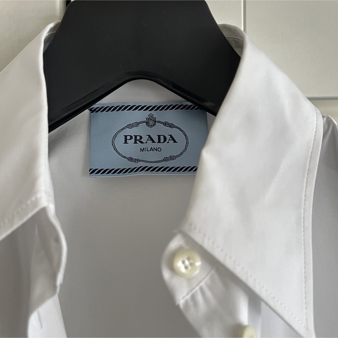 PRADA(プラダ)のPRADA シャツワンピース　ドレス　 レディースのワンピース(ロングワンピース/マキシワンピース)の商品写真