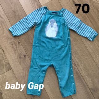 babyGAP - 美品　ベビーギャップ　ベビー服　ニット　綿　春　ロンパース　カバーオール　80