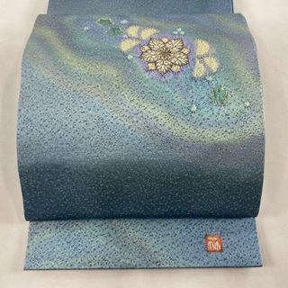 袋帯 美品 逸品 お太鼓柄 正絹 【中古】(帯)