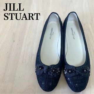 ジルスチュアート(JILLSTUART)の美品✨難あり　ジルスチュアート  ツイード　フラットシューズ　(バレエシューズ)