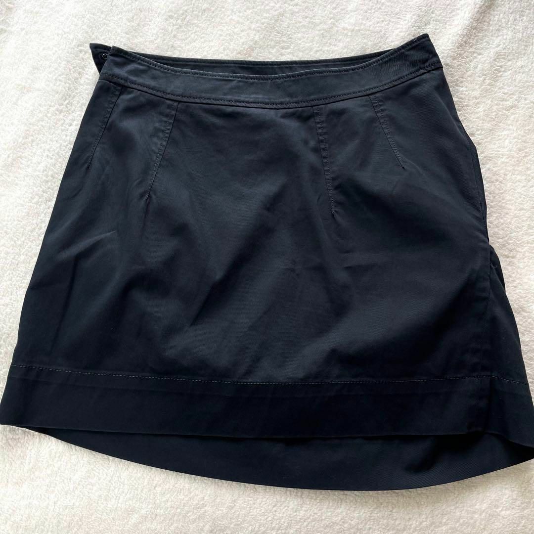 Vivienne Westwood(ヴィヴィアンウエストウッド)のヴィヴィアンウエストウッドレッドレーベル 変形 ミニスカート 黒 ブラック レディースのスカート(ミニスカート)の商品写真