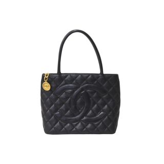 シャネル(CHANEL)の極美品 CHANEL シャネル ハンドバッグ 復刻トート キャビアスキン マトラッセ ココマーク 6番台 ゴールド金具 中古 63628(トートバッグ)