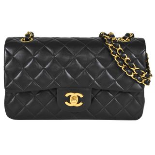 シャネル(CHANEL)のシャネル CHANEL マトラッセ23 チェーンショルダーバッグ ダブルフラップ ラムスキン A01113 ブラック/ゴールド金具 ココマーク ヴィンテージ【中古】(ショルダーバッグ)