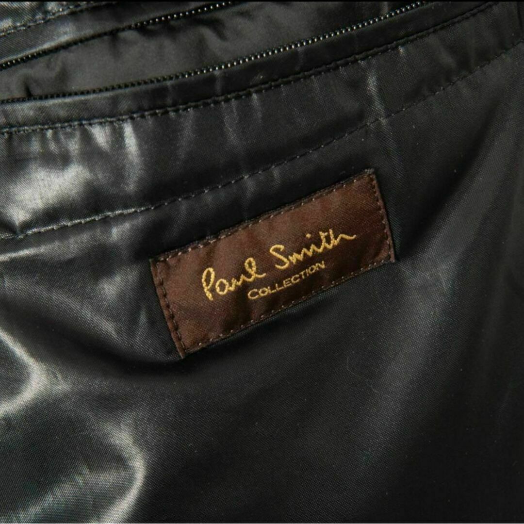 Paul Smith(ポールスミス)のポールスミス　コレクション　ダウンジャケット　黒　裏地　光沢　メンズ　L メンズのジャケット/アウター(ダウンジャケット)の商品写真