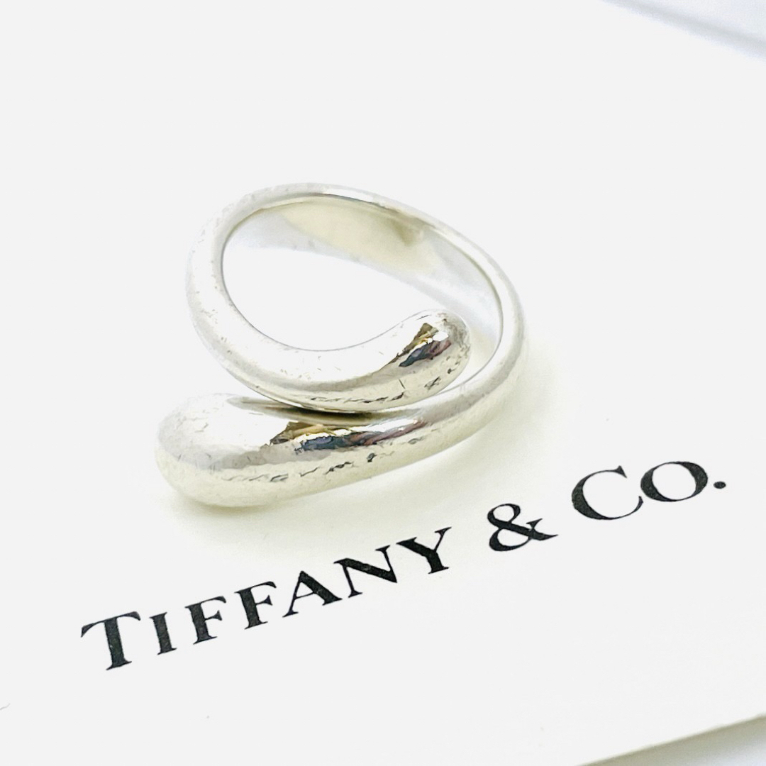 Tiffany & Co.(ティファニー)の美品☆Tiffany ティファニー ティアドロップ シルバーリング 12号 指輪 レディースのアクセサリー(リング(指輪))の商品写真