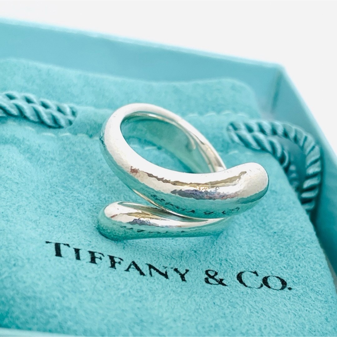 Tiffany & Co.(ティファニー)の美品☆Tiffany ティファニー ティアドロップ シルバーリング 12号 指輪 レディースのアクセサリー(リング(指輪))の商品写真