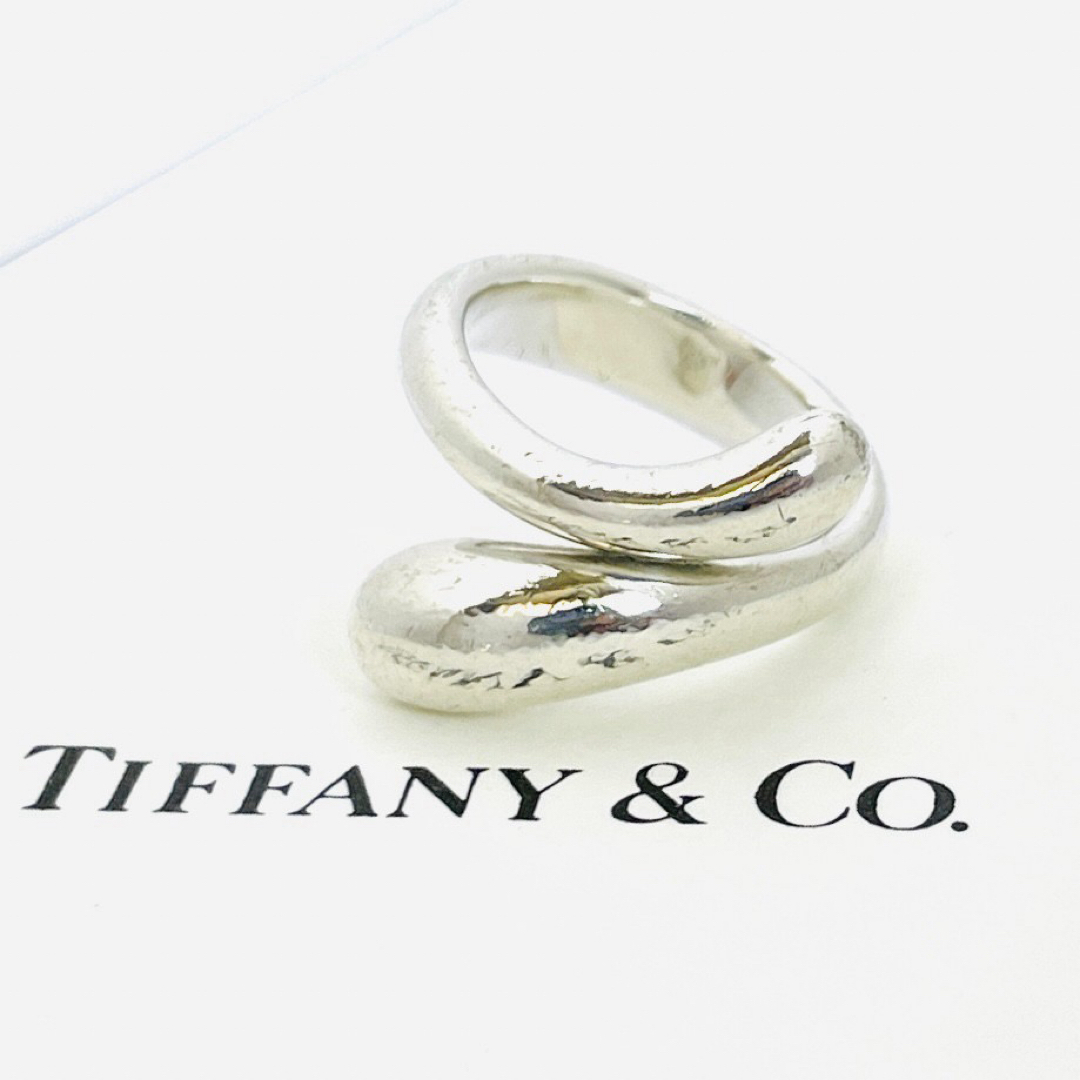 Tiffany & Co.(ティファニー)の美品☆Tiffany ティファニー ティアドロップ シルバーリング 12号 指輪 レディースのアクセサリー(リング(指輪))の商品写真