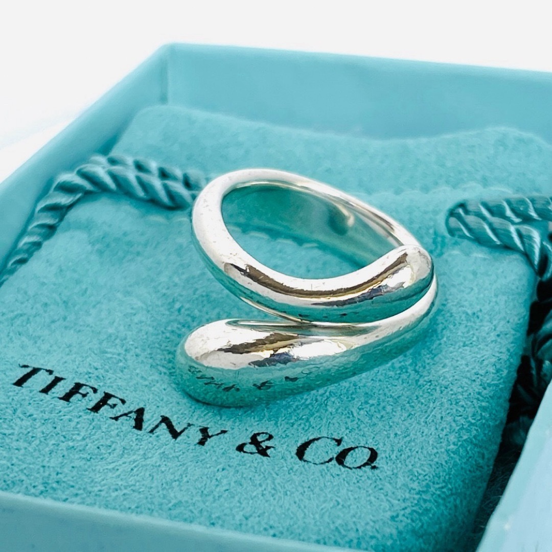 Tiffany & Co.(ティファニー)の美品☆Tiffany ティファニー ティアドロップ シルバーリング 12号 指輪 レディースのアクセサリー(リング(指輪))の商品写真