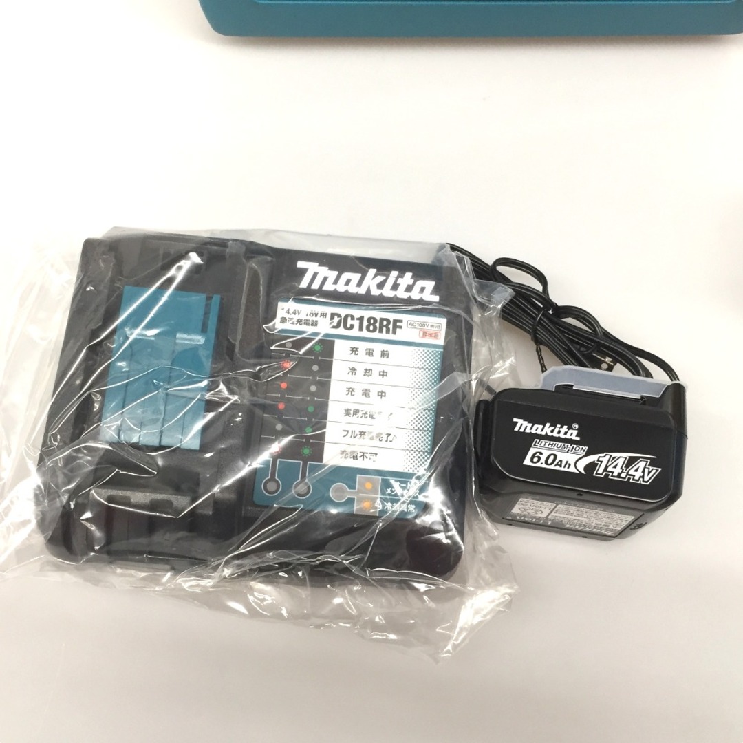 Makita(マキタ)の△△MAKITA マキタ 14.4v 充電式インパクトレンチ（バッテリ2個・充電器・ケース付き） TW284DRGX ブルー インテリア/住まい/日用品の文房具(その他)の商品写真