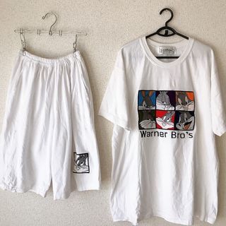 VINTAGE - 希少　vintage バッグスバニー セットアップ　半袖 Tシャツ　ハーフパンツ