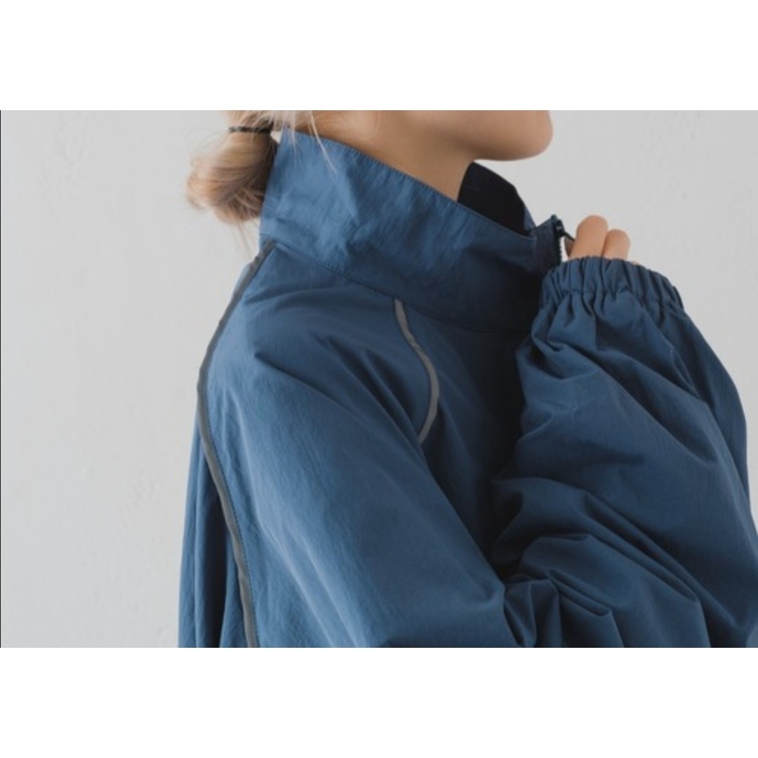 新品　WHIMSIC　Fサイズ　ナイロンブルゾン　ブルー メンズのジャケット/アウター(ナイロンジャケット)の商品写真