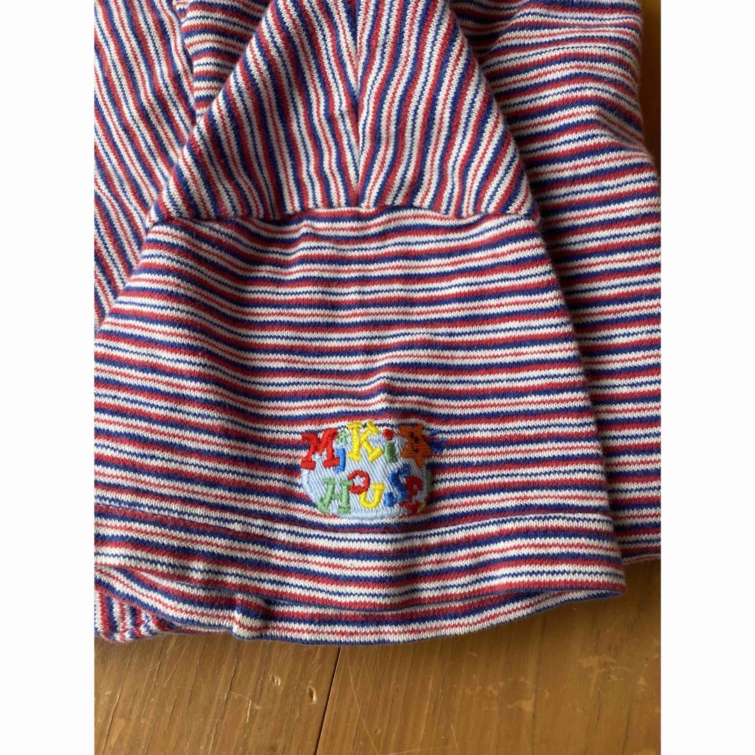 mikihouse(ミキハウス)のmiki HOUSE  ミキハウス　ボーダー　半袖Tシャツ　110cm キッズ/ベビー/マタニティのキッズ服男の子用(90cm~)(Tシャツ/カットソー)の商品写真