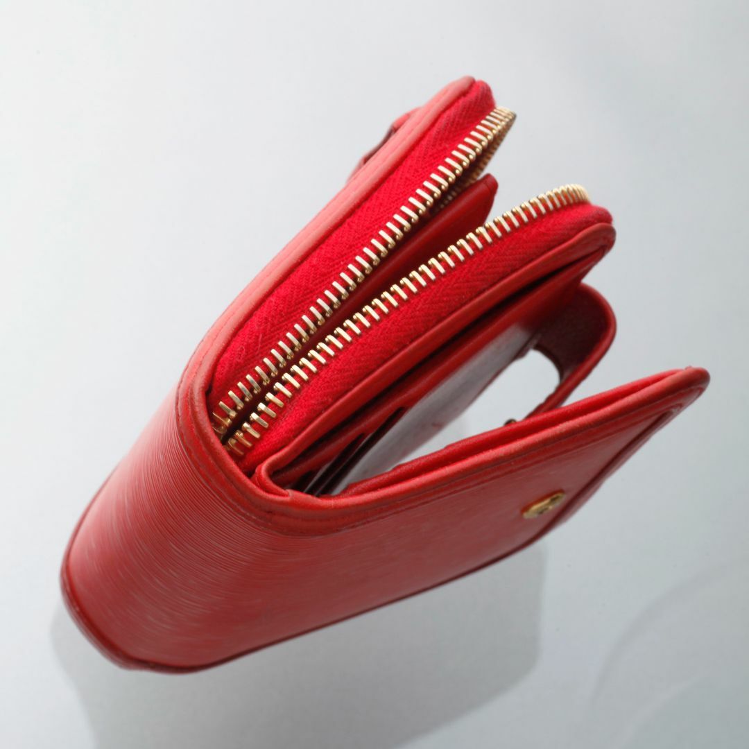 PRADA(プラダ)のK3799M プラダ リボン ヴィッテロ ムーヴ ラウンドF 二つ折 財布 レディースのファッション小物(財布)の商品写真